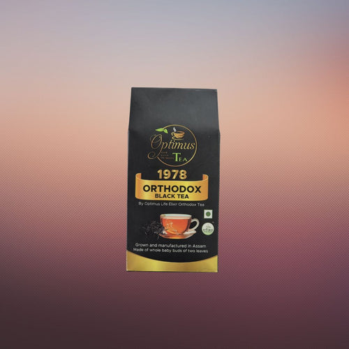 Orthodox Black Tea II Experience the bold and authentic taste of Assam with our Orthodox Black Tea II Robust, malty taste